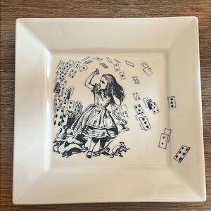 Vintage Fishs Eddy Alice in Wonderland Plate - 9”